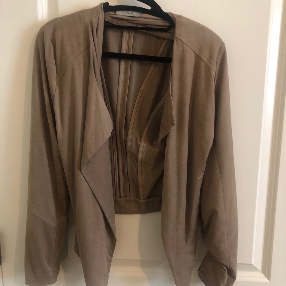 Drapey Suede Jacket